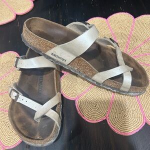 Birkenstock Pink Sandals with Adjustable Straps
